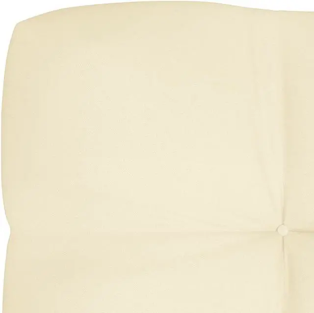 Alt view image 3 of 12 - vidaXL Chair Cushion Outdoor Patio Pallet Seat Cushion Sofa Pad Cream Fabric