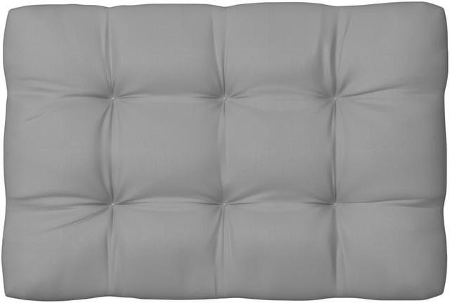 Alt view image 4 of 12 - vidaXL 7x Pallet Sofa Cushions Gray Home Chair Mat Backrest Seat Pads Fabric