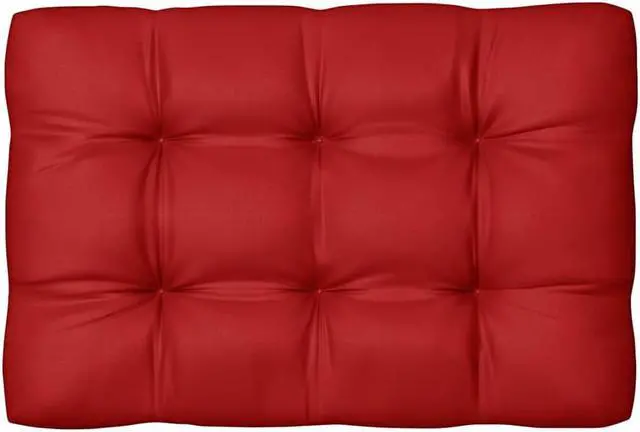 Alt view image 4 of 12 - vidaXL Chair Cushion 5 Pcs Outdoor Pallet Seat Cushion Sofa Pad Red Fabric
