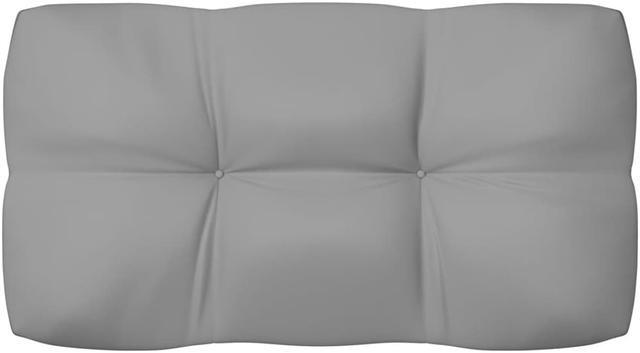 Alt view image 6 of 12 - vidaXL 7x Pallet Sofa Cushions Gray Home Chair Mat Backrest Seat Pads Fabric