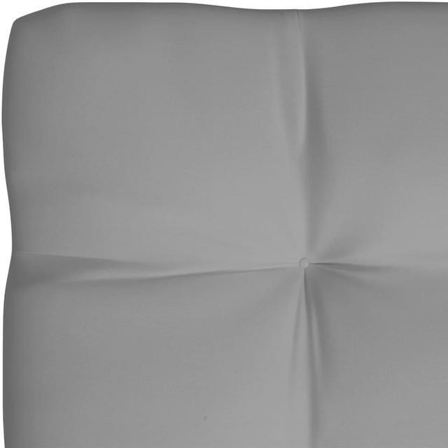 Alt view image 7 of 12 - vidaXL 7x Pallet Sofa Cushions Gray Home Chair Mat Backrest Seat Pads Fabric
