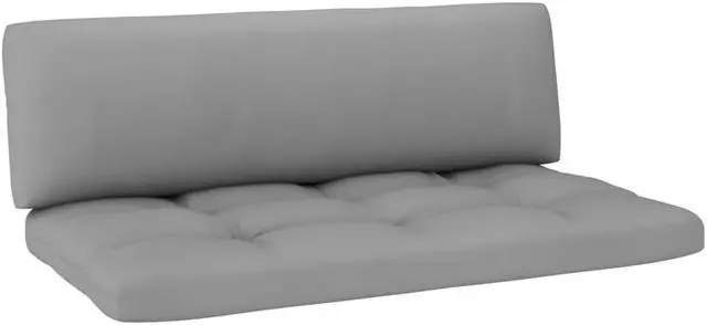 Alt view image 2 of 16 - vidaXL Chair Cushion 2 Pcs Outdoor Pallet Seat Cushion Sofa Pad Taupe Fabric