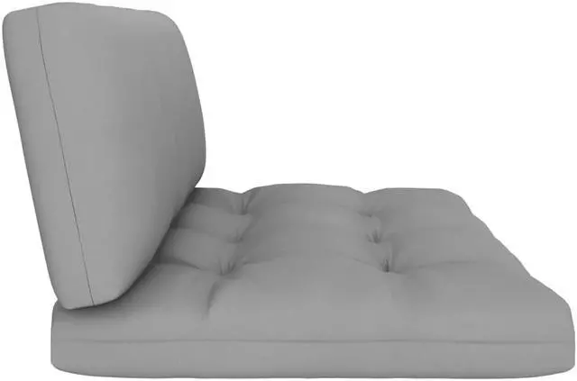Alt view image 4 of 16 - vidaXL Chair Cushion 2 Pcs Outdoor Pallet Seat Cushion Sofa Pad Taupe Fabric