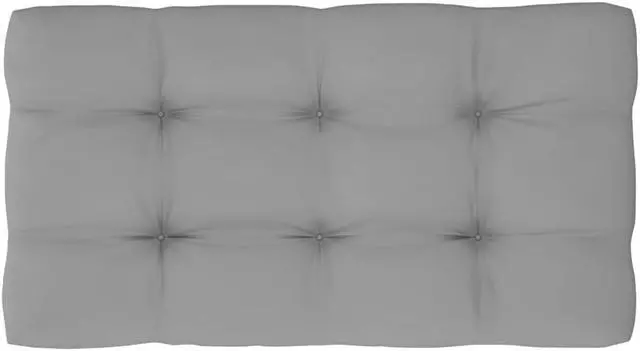 Alt view image 7 of 16 - vidaXL Chair Cushion 2 Pcs Outdoor Pallet Seat Cushion Sofa Pad Taupe Fabric