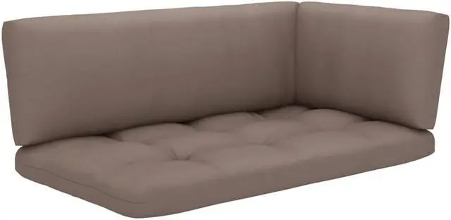 Alt view image 2 of 15 - vidaXL Chair Cushion 3 Pcs Outdoor Pallet Seat Cushion Sofa Pad Red Fabric