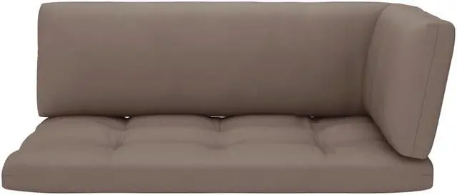 Alt view image 3 of 15 - vidaXL Chair Cushion 3 Pcs Outdoor Pallet Seat Cushion Sofa Pad Red Fabric