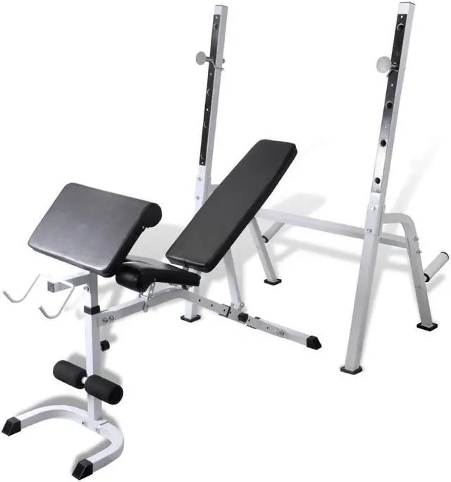Main image of vidaXL Multi-exercise Workout Bench Home Gymnasium Fitness Centre Sport Goods