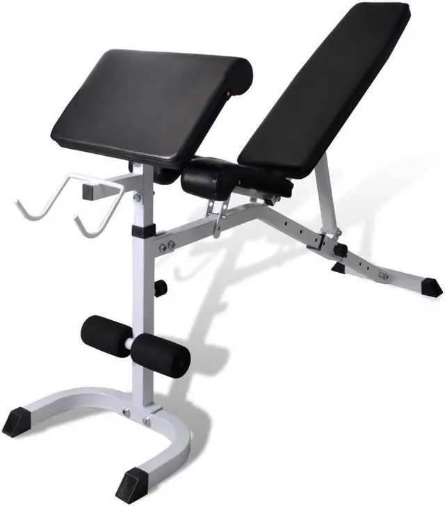 Alt view image 4 of 11 - vidaXL Multi-exercise Workout Bench Home Gymnasium Fitness Centre Sport Goods