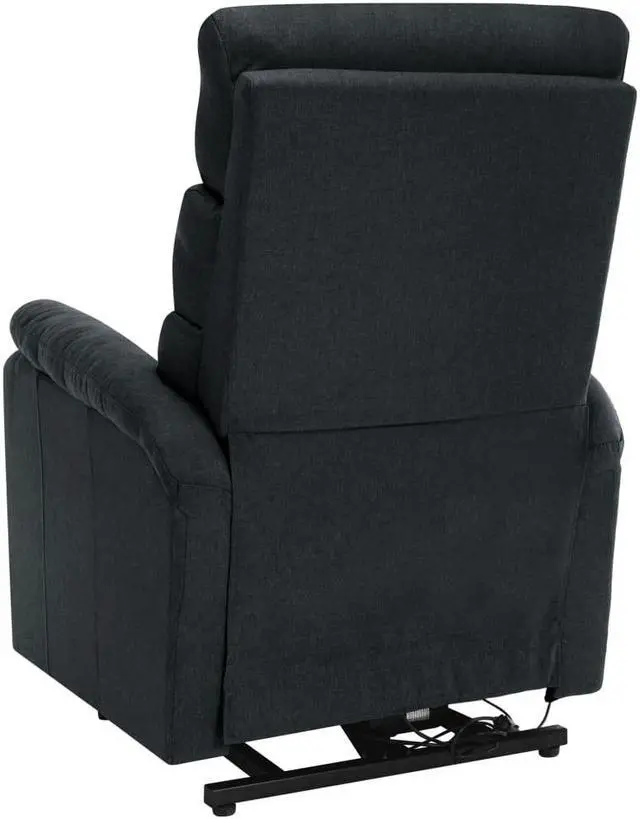 Alt view image 7 of 7 - vidaXL Power Lift Recliner Electric Lift Chair for Elderly Dark Gray Fabric