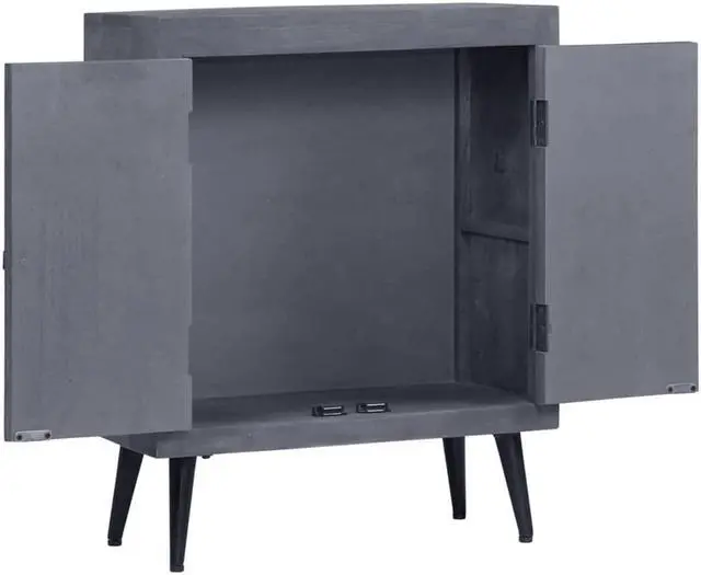 Alt view image 6 of 14 - vidaXL Sideboard Solid Mango Wood 23.6"x11.8"x29.9"