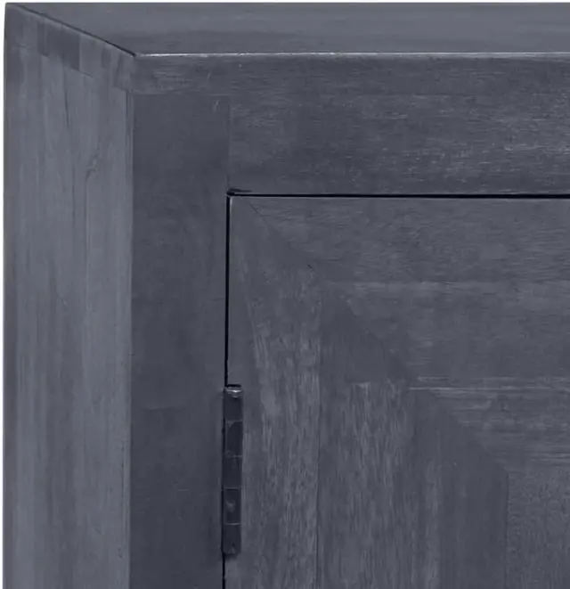 Alt view image 7 of 14 - vidaXL Sideboard Solid Mango Wood 23.6"x11.8"x29.9"