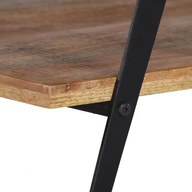 Alt view image 5 of 12 - vidaXL Coffee Table End Table Sofa Table with Storage Shelf Solid Wood Mango