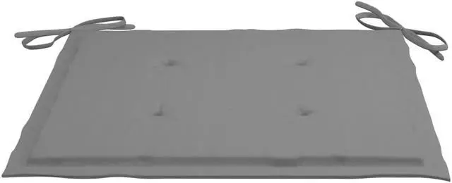 Alt view image 10 of 16 - vidaXL Chair Cushion 4 Pcs Outdoor Patio Seat Cushion Pad Gray Oxford Fabric