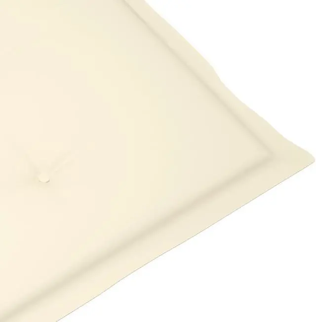 Alt view image 12 of 16 - vidaXL Chair Cushion 6 Pcs Outdoor Garden High Back Chair Cushion Cream Fabric