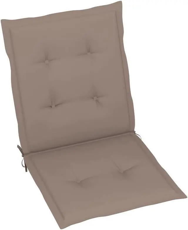 Alt view image 11 of 17 - vidaXL Chair Cushion 6 Pcs Outdoor Patio Chair Cushion Pad Taupe Oxford Fabric