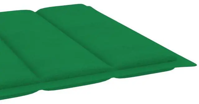Alt view image 12 of 17 - vidaXL Sun Lounger Cushion Green 78.7" Fabric Outdoor Patio Lounge Seating Pad