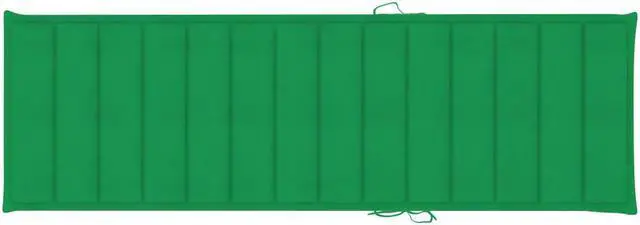 Alt view image 10 of 16 - vidaXL Patio Cushion Outdoor Sun Lounger Chair Cushion Green Oxford Fabric