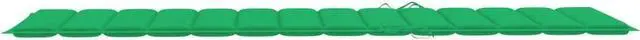 Alt view image 11 of 16 - vidaXL Patio Cushion Outdoor Sun Lounger Chair Cushion Green Oxford Fabric