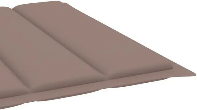Alt view image 13 of 19 - vidaXL Patio Cushion Outdoor Sun Lounger Chair Cushion Taupe Oxford Fabric