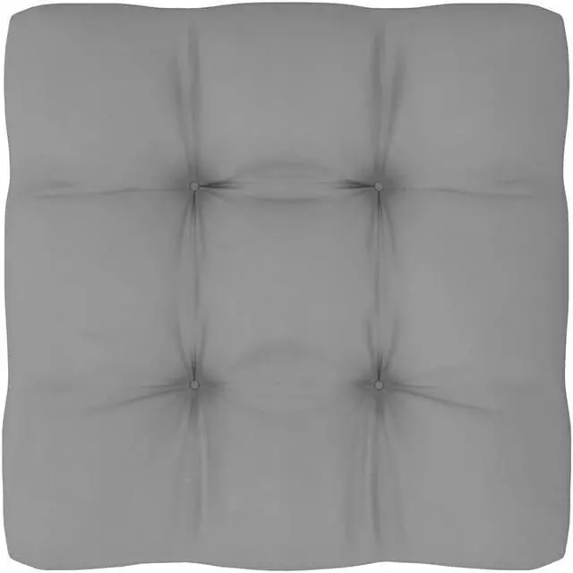 Alt view image 8 of 13 - vidaXL Chair Cushion Outdoor Patio Pallet Seat Cushion Sofa Pad Gray Fabric
