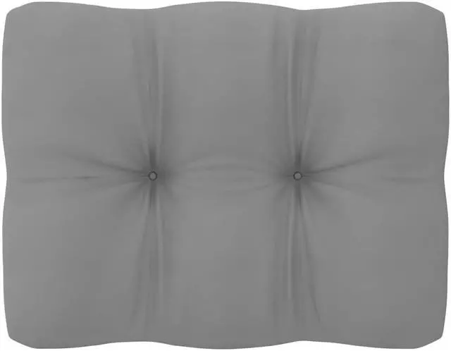 Alt view image 8 of 14 - vidaXL Chair Cushion Outdoor Patio Pallet Seat Cushion Sofa Pad Gray Fabric