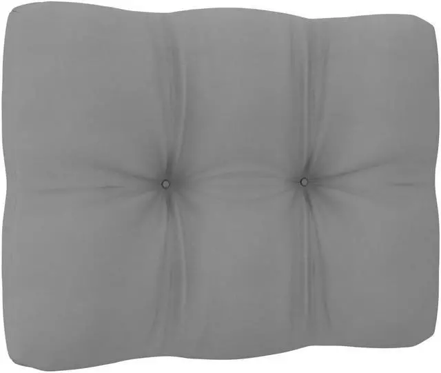 Alt view image 9 of 14 - vidaXL Chair Cushion Outdoor Patio Pallet Seat Cushion Sofa Pad Gray Fabric