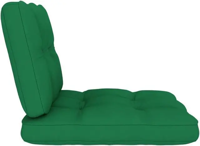 Alt view image 15 of 17 - vidaXL Chair Cushion 2 Pcs Outdoor Pallet Seat Cushion Sofa Pad Green Fabric
