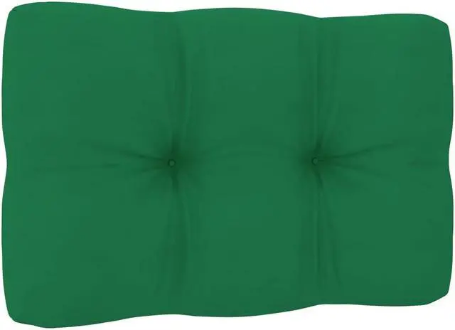 Alt view image 16 of 17 - vidaXL Chair Cushion 2 Pcs Outdoor Pallet Seat Cushion Sofa Pad Green Fabric