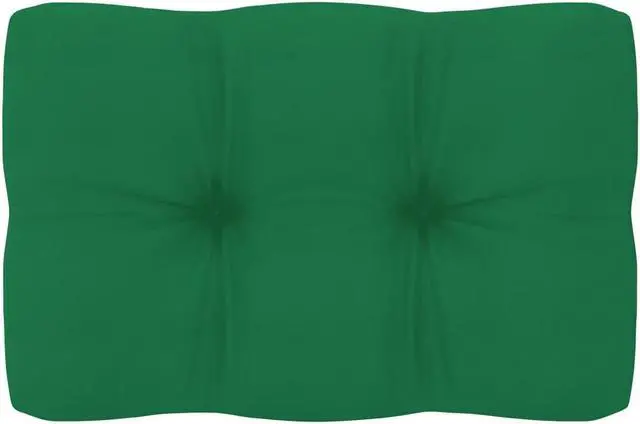 Alt view image 5 of 17 - vidaXL Chair Cushion 2 Pcs Outdoor Pallet Seat Cushion Sofa Pad Green Fabric