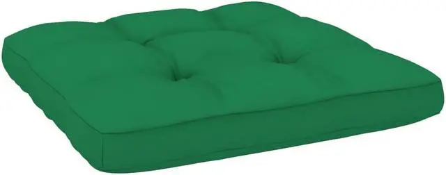 Alt view image 6 of 17 - vidaXL Chair Cushion 2 Pcs Outdoor Pallet Seat Cushion Sofa Pad Green Fabric