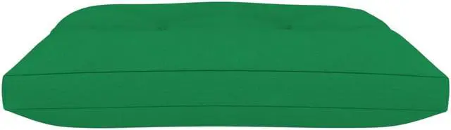 Alt view image 3 of 12 - vidaXL Chair Cushion Outdoor Patio Pallet Cushion Seat Pad Pillow Green Fabric