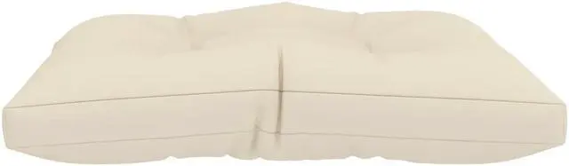 Alt view image 3 of 12 - vidaXL Chair Cushion Outdoor Patio Pallet Cushion Seat Pad Pillow Cream Fabric