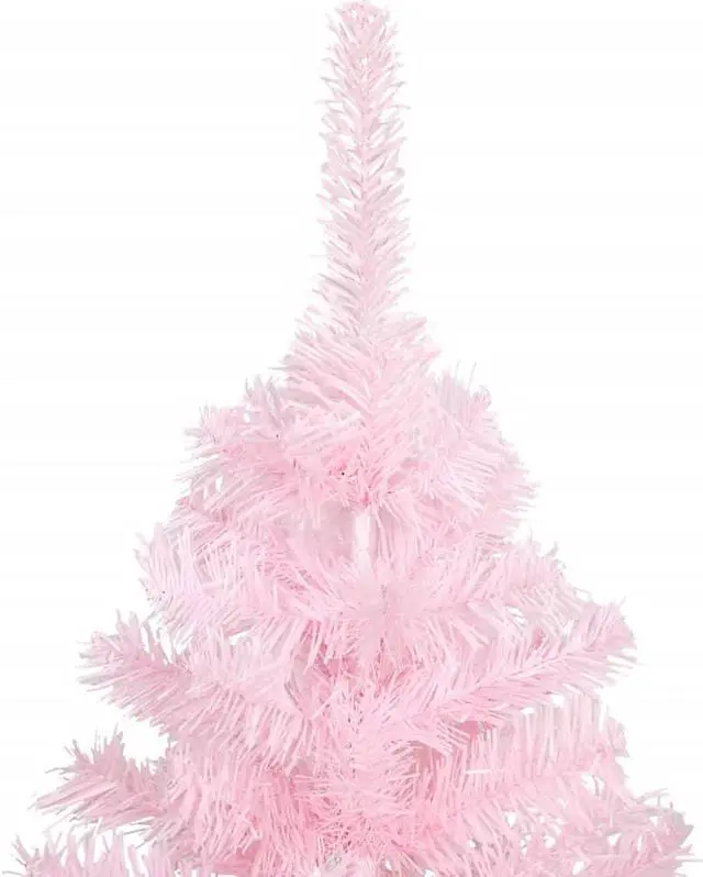 Alt view image 11 of 15 - vidaXL Christmas Tree Decoration Artificial Xmas Tree with Stand Pink PVC