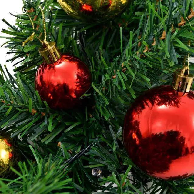 Alt view image 18 of 18 - vidaXL Artificial Christmas Tree with Stand/LED 70.9" Fiber Optic