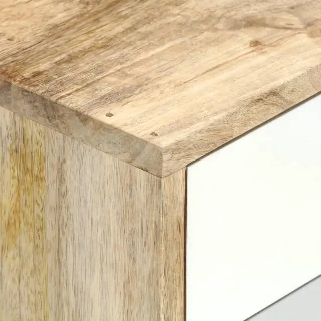 Alt view image 11 of 14 - vidaXL Cabinet Accent Side End Table with Storage Drawers Solid Wood Mango