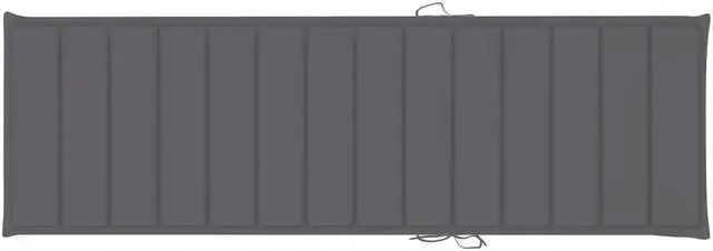 Alt view image 8 of 11 - vidaXL Garden Sun Lounger with Cushion Solid Acacia Wood