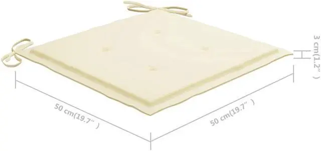 Alt view image 4 of 7 - vidaXL Patio Dining Chairs 6 Pcs Outdoor Chair with Cushions Solid Wood Acacia