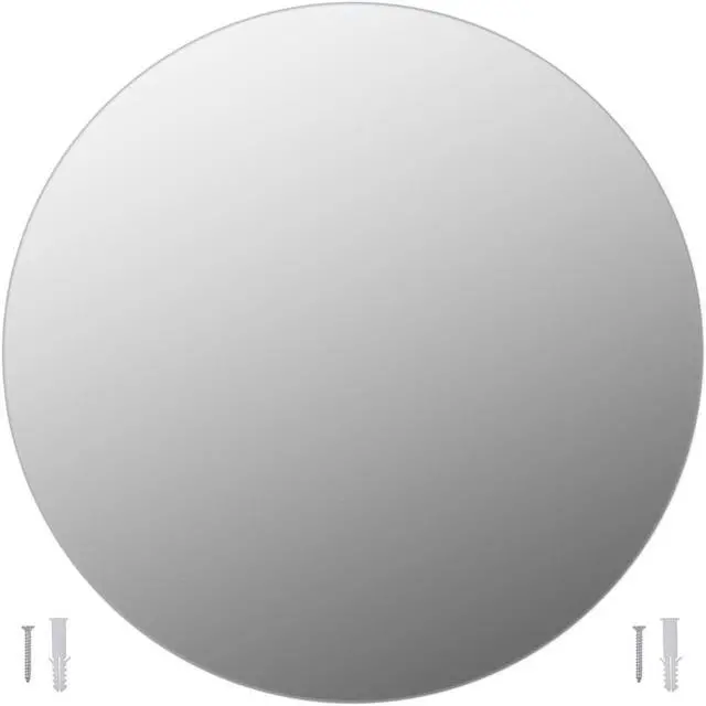 Alt view image 2 of 7 - vidaXL Wall Mirror Set of 2 Transparent Glass 23.6 in Minimalistic