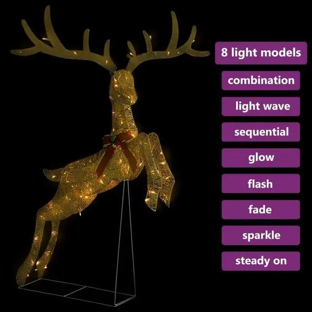 Alt view image 10 of 11 - vidaXL Light String Christmas Lighting with 8 Effects and 400 LEDs Warm White