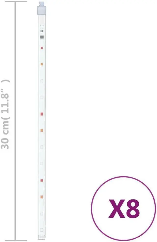 Alt view image 11 of 14 - vidaXL Solar Fairy Lights 2 Pcs Christmas LED String Lights for Party Blue