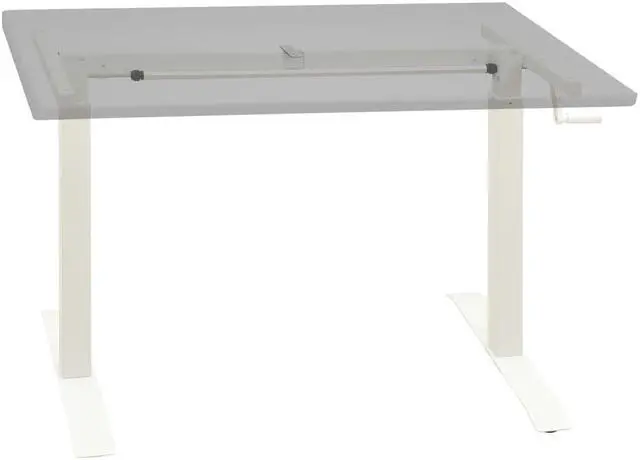 Alt view image 2 of 12 - vidaXL Standing Desk Frame Adjustable Legs Computer Desk Base for Home Office