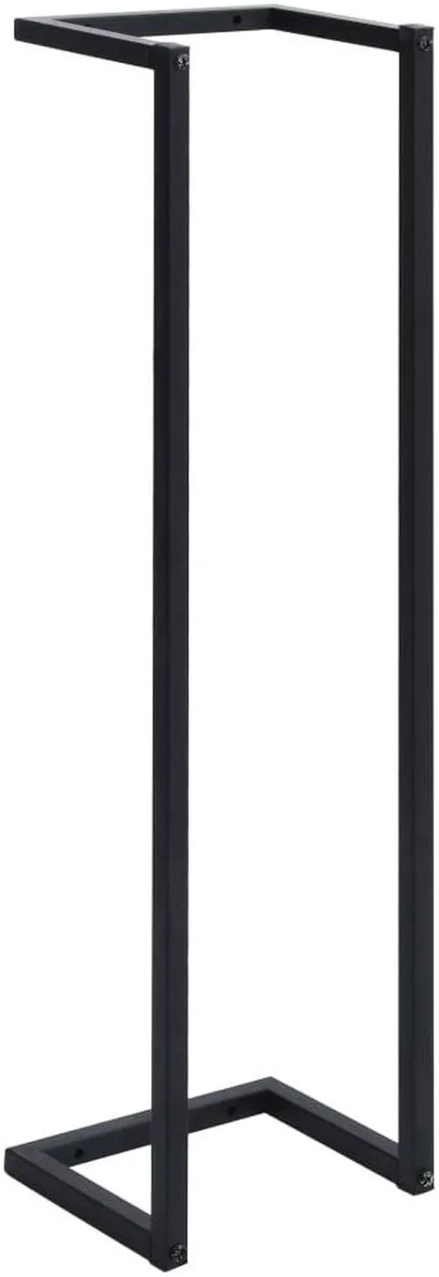 Alt view image 2 of 14 - vidaXL Towel Rack Wall Mounted Bath Towel Storage for Bathroom Black Iron