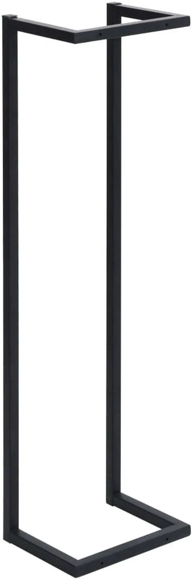 Alt view image 5 of 14 - vidaXL Towel Rack Wall Mounted Bath Towel Storage for Bathroom Black Iron