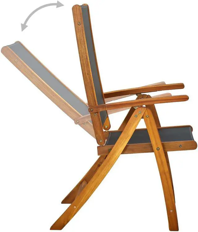 Alt view image 4 of 7 - vidaXL Patio Dining Set 7 Piece Dining Table for Balcony Solid Wood Acacia