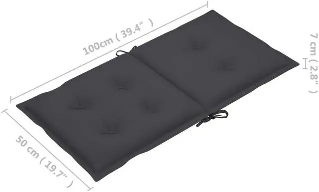 Alt view image 6 of 12 - vidaXL Pallet Cushions Floor Cushion Seat Pad for Garden Patio 7 Pcs Cream