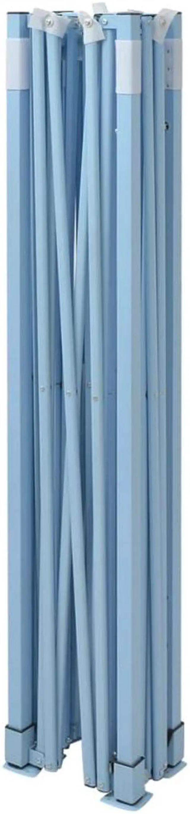 Alt view image 2 of 19 - vidaXL Professional Folding Party Tent with 4 Sidewalls 9.8'x13.1' Steel Blue