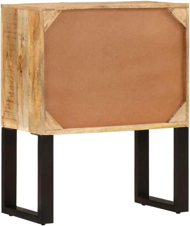 Alt view image 3 of 7 - vidaXL Sideboard Mixed Color Reclaimed wood Medium Sideboard