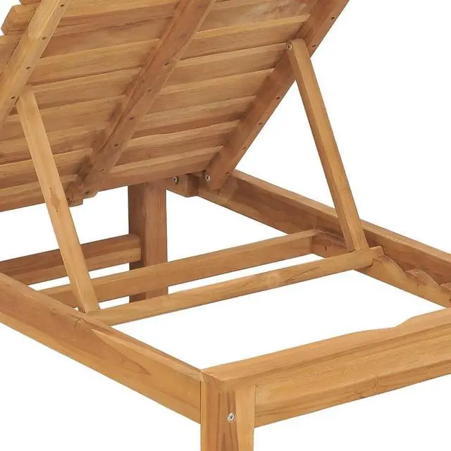 Alt view image 5 of 14 - vidaXL Outdoor Dining Table Folding Patio Table Garden Furniture Solid Teak Wood