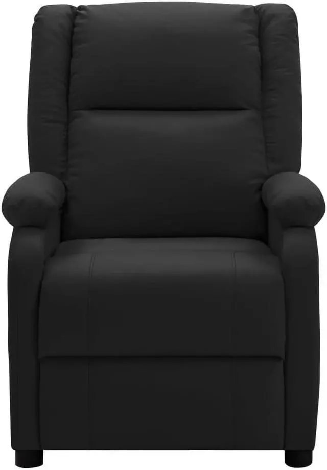 Alt view image 4 of 17 - vidaXL Massage Chair Black Faux Leather Electric Recliner Adjustable Chair