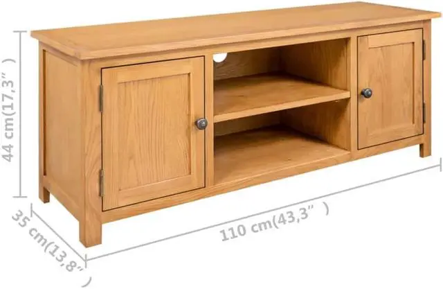 Alt view image 2 of 15 - vidaXL TV Stand TV Unit Sideboard TV Console Media Cabinet Solid Mango Wood